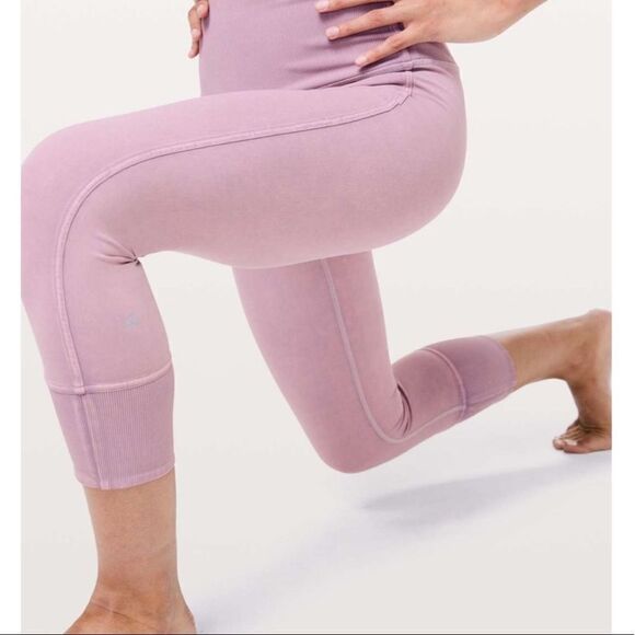 Lululemon Wunder Under pink Crop 23" *Ribbed
Washed Antoinette Leggings - Picture 6 of 8